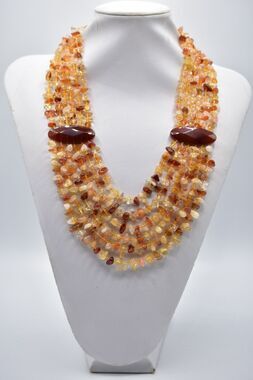 Alexander Kalifano Necklace NWT Natural Gemstone Statement Heavy Layered Bin3